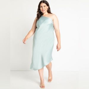 Eloquii One Shoulder Slip Dress (NWT) sz 18